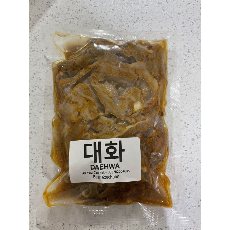 

beef szechuan/daging szechuan/frozen food