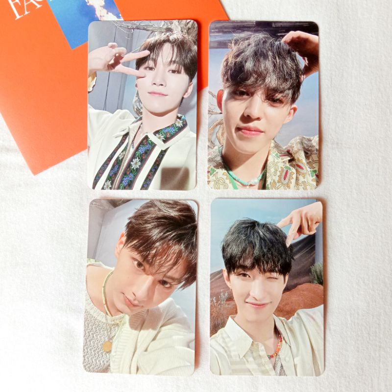 Photocard Seventeen Face The Sun Ray Version PC FTS Seungkwan Scoups Jun DK Dokyeom