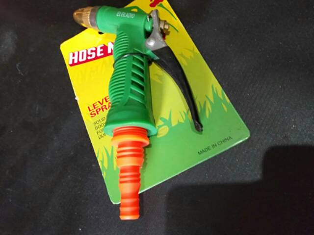 KRAN / KERAN AIR SEMPROT / SEMPROTAN TEMBAK AIR (KUNINGAN) HOSE NOZLE SELANG AIR