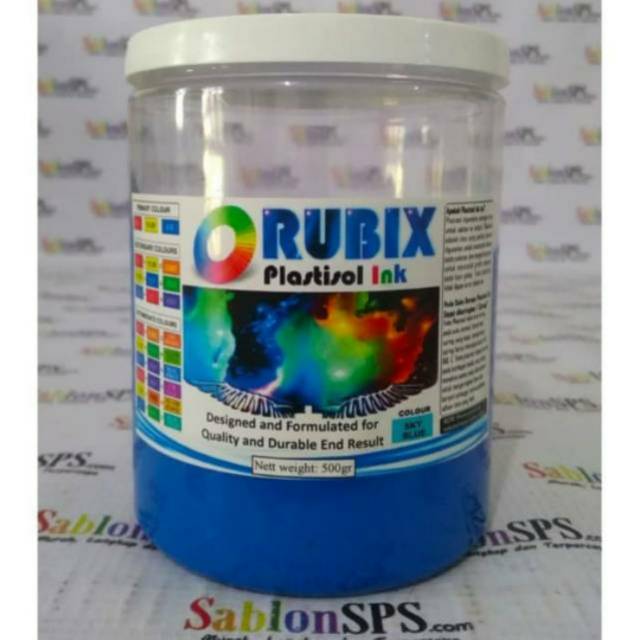 Tinta Sablon Distro Plastisol Sky Blue 500gr