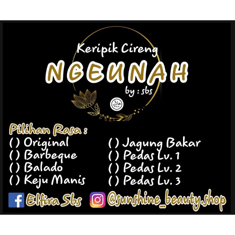 

Keripik Cireng Citruk Ngeunah 100 gr