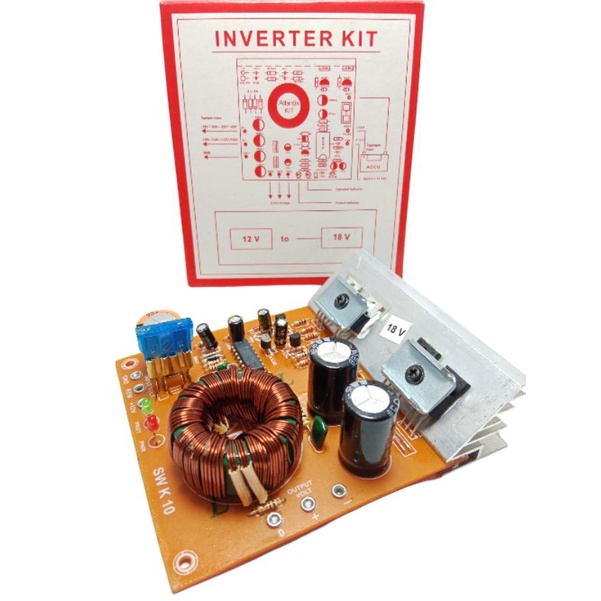 KIT INVERTER 18 VOLT CT INPUT 12 VOLT CONVERTER DC TO CT BELL BGR 12V