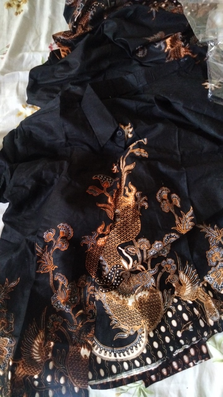 Maura Couple - Sania Ruffle Batik Couple Ori Ndoro Jowi Garansi