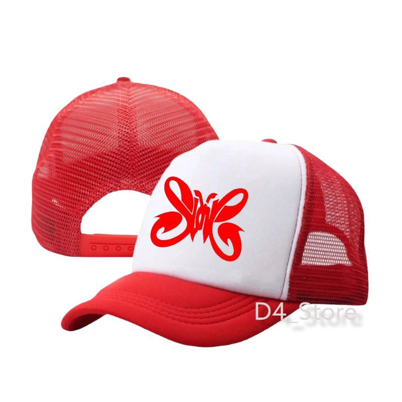 TOPI JARING LOGO SLANK PREMIUM TOPI JARING LOGO SLANK DISTRO TOPI TRACKER