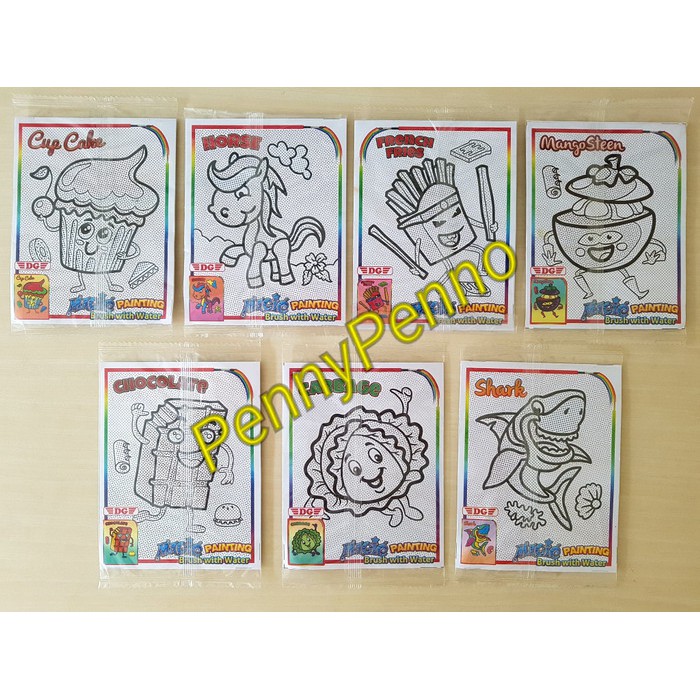 

Mainan Edukasi Magic Painting/ Mewarnai Cat Air Cotton Bud