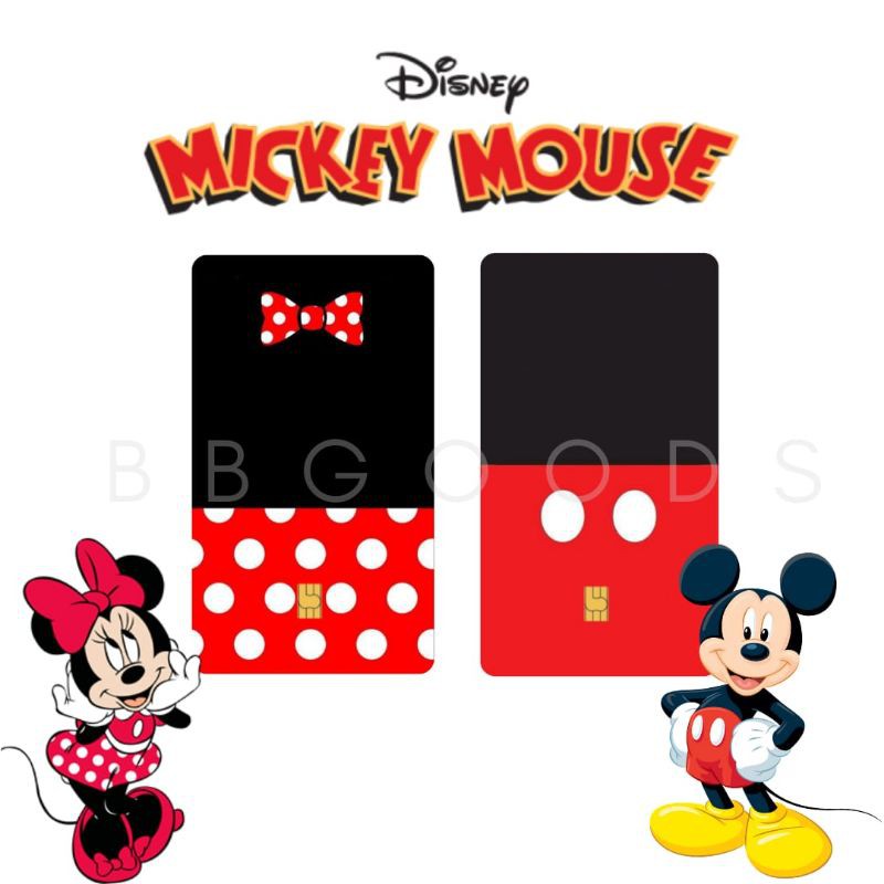 Kartu Flazz BCA Rp.0 Disney MICKEY MINNIE MOUSE COUPLE