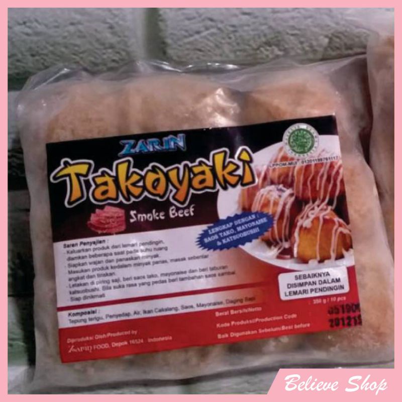 

Takoyaki smoke beef zarin 350 gr