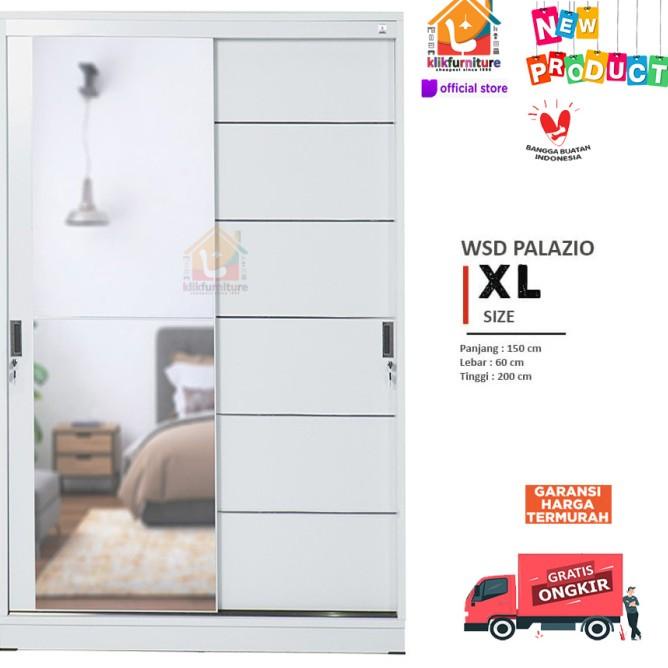 Lemari Pakaian Sliding Olympic 2 Pintu Wsd Palazio