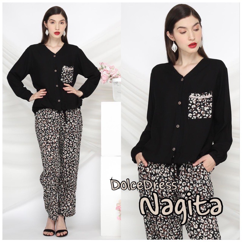 Setcel setelan katun rayon NAGITA by dolce dress