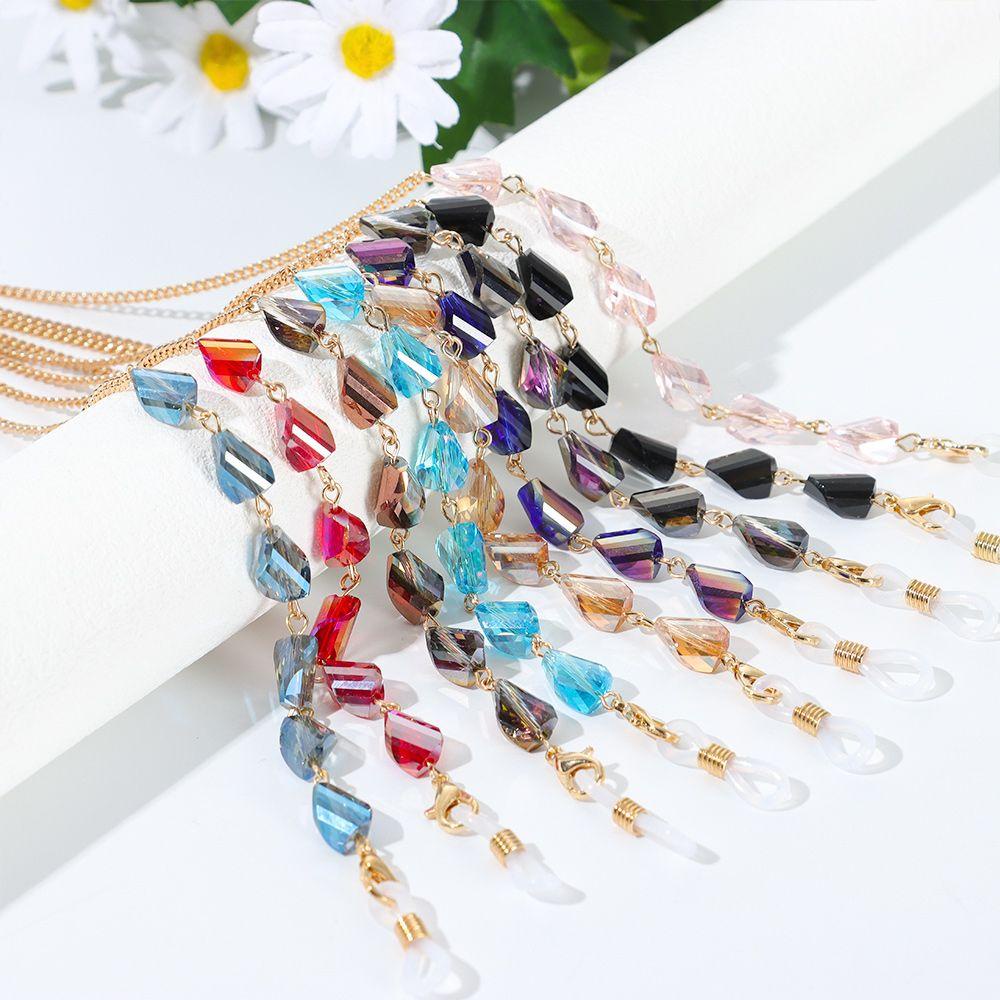 R-flower Glasses Chain Holder Kalung Fashion Tali Penahan Kacamata Baca Logam