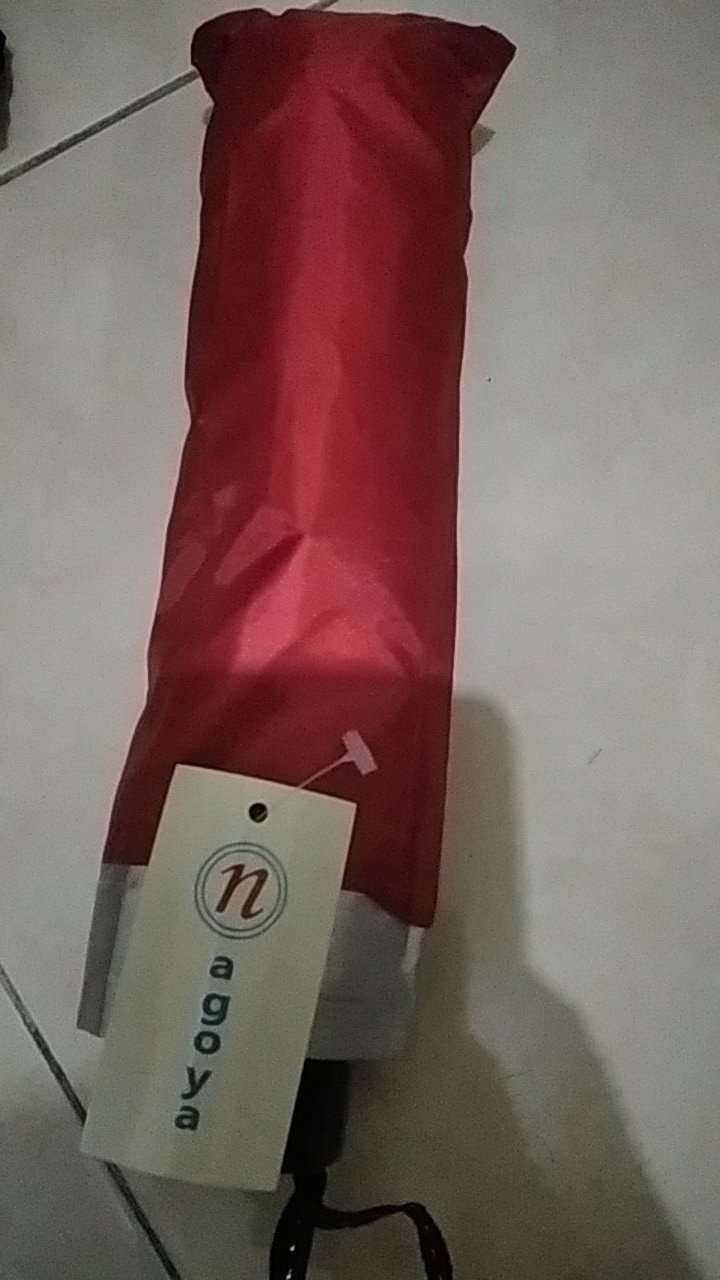 Felwinshop Payung Lipat 3 Polos Rosida Lapis Silver Dalam Ultraviolet Rangka Bagus / Payung Promosi