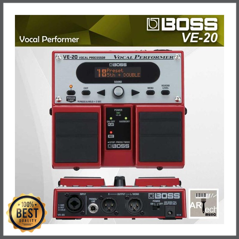 Mishad Shop -  Boss VE-20 / VE20 / VE 20 Vocal Effect Processor / Efek Vocal GU-5117-2174