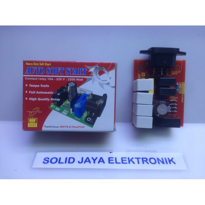 KIT AUTO SOFT START 2200 WATT BELL BGR SOFTSTART RESISTOR HEAVY DUTY 2200 WATT RANGKAIAN AUTOSTART