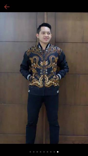 Jaket batik lapis furing  ori solo sragenan super jumbo xxxl xxxxl( Ld &gt;135cm )