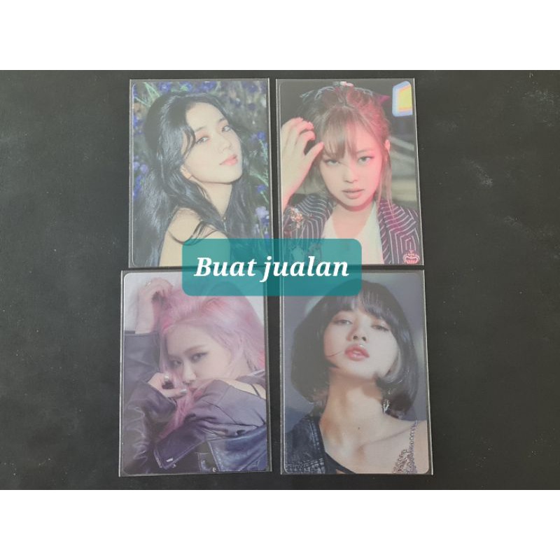 Blackpink photocard Japan The Album jp. regular version - PC Jisoo Jennie Lisa Rosé