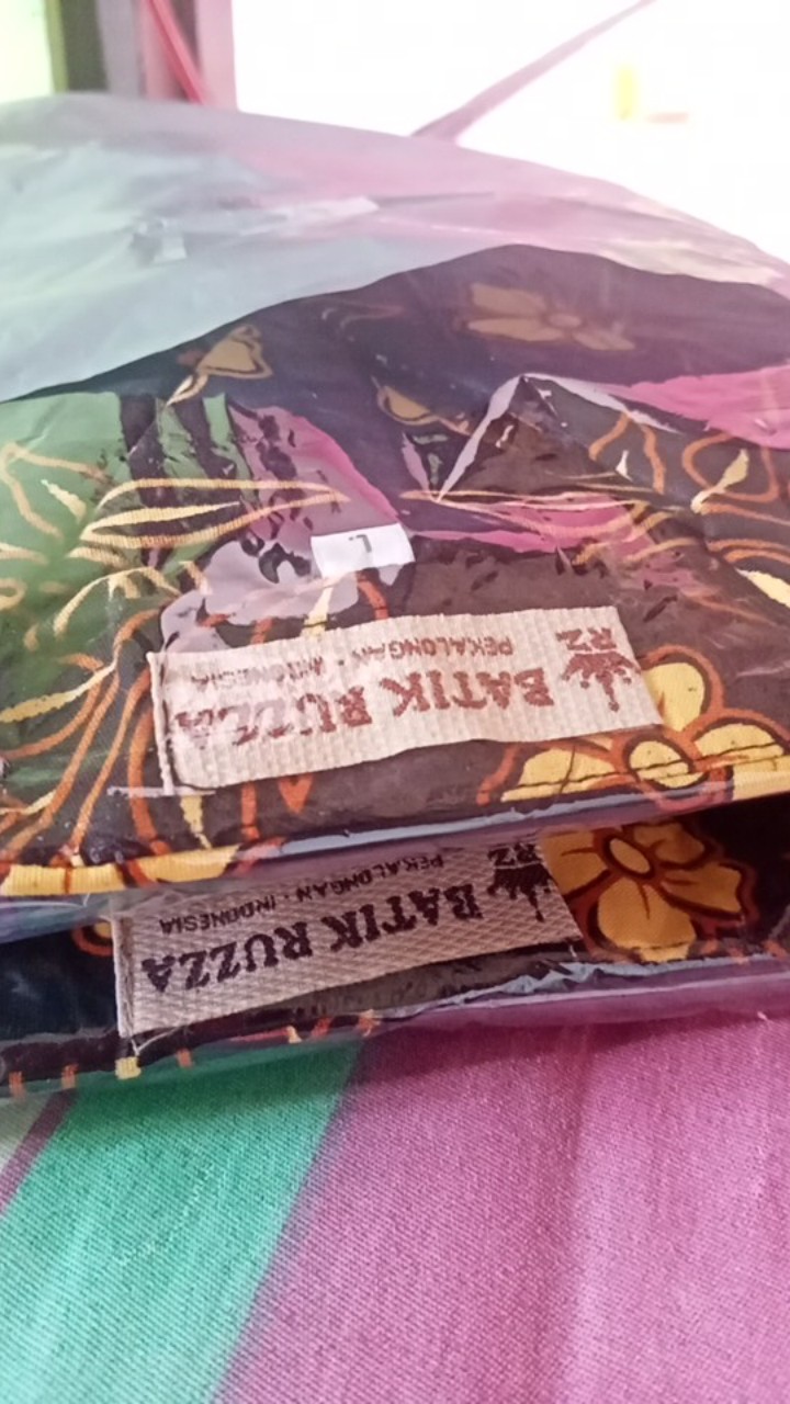 Ruzza Batik Couple Motif Cendrawasih Maura Seragam Sarimbit Coklat Hitam Sogan Size M L Xl