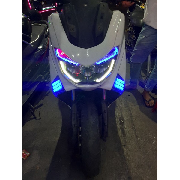 LAMPU ALIS MOTOR 30CM 15CM DRL FLEXSIBEL LENTUR WATERPROOF DC 12V