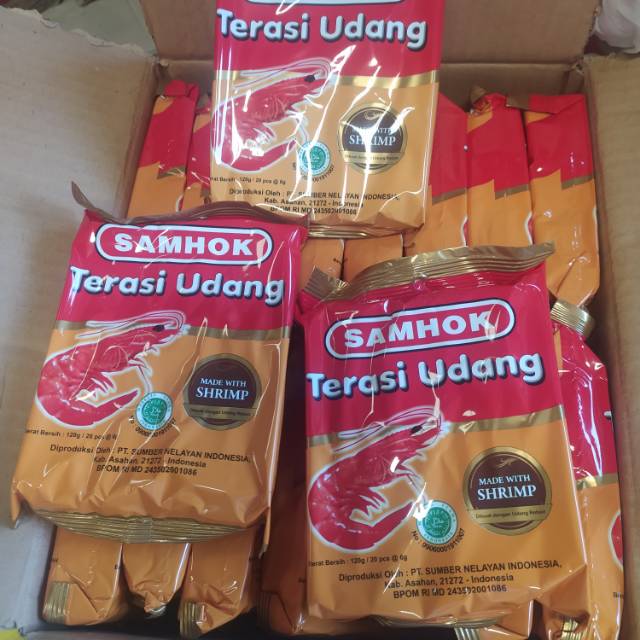 

Terasi udang 1dus isi 16pak