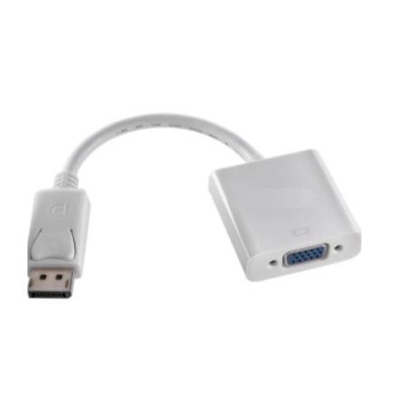 Display port to vga converter nyk 1080p FHD for pc laptop macbook - konverter Displayport dp male to d-sub 15 pin female