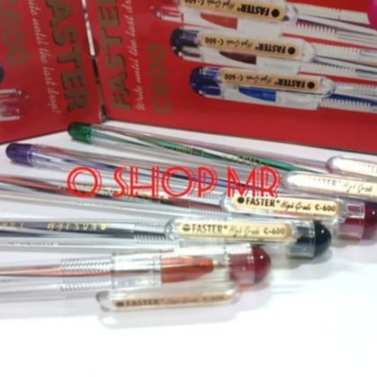

Pen / Pena / Ball Point / Bolpoin / Pulpen Faster C600