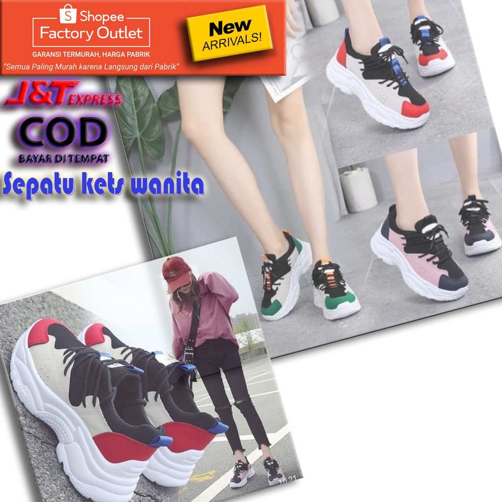 AKC00SW301A Sepatu sneakers wanita import korea ori empuk dan nyaman sneaker canvas airwalk cewek ootd remaja kekinian korean style aestetic untuk jalan kerja anak kuliah kuliahan sekolah smp sma casual original murah perempuan dewasa Hijab pesta 2022