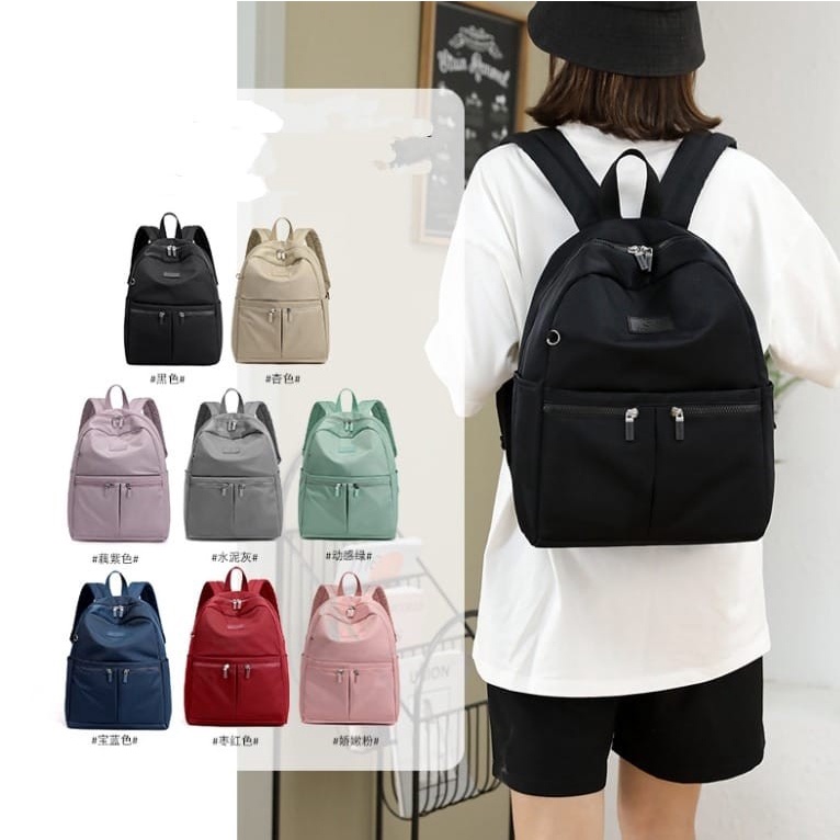 Tas Ransel Wanita Backpack Tas Punggung Tas Sekolah Kuliah Laptop CF010