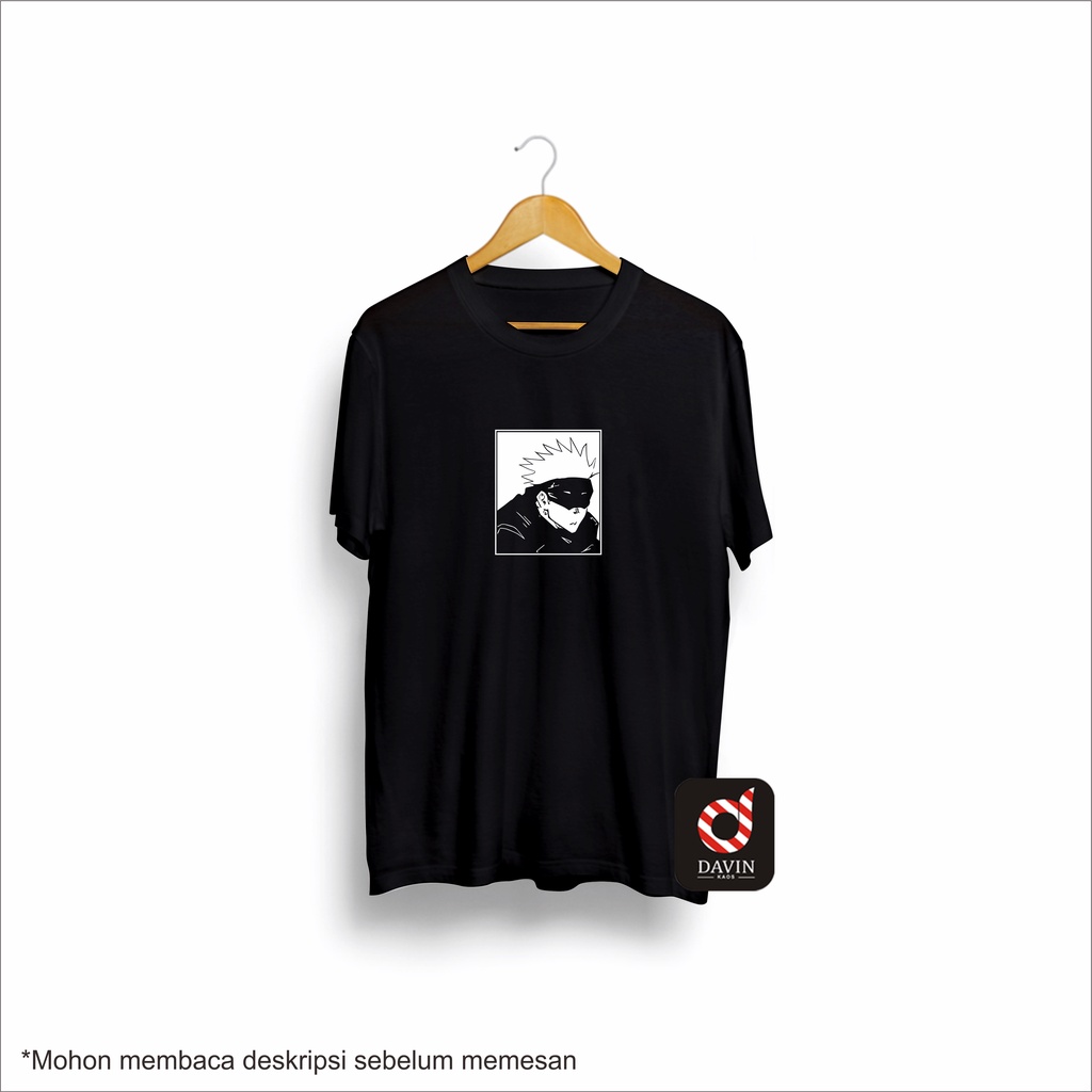 Kaos Distro Pria SATORU GOJO 2 / COD Original Keren Premium Baju Keren wanita Awet Tahan Lama