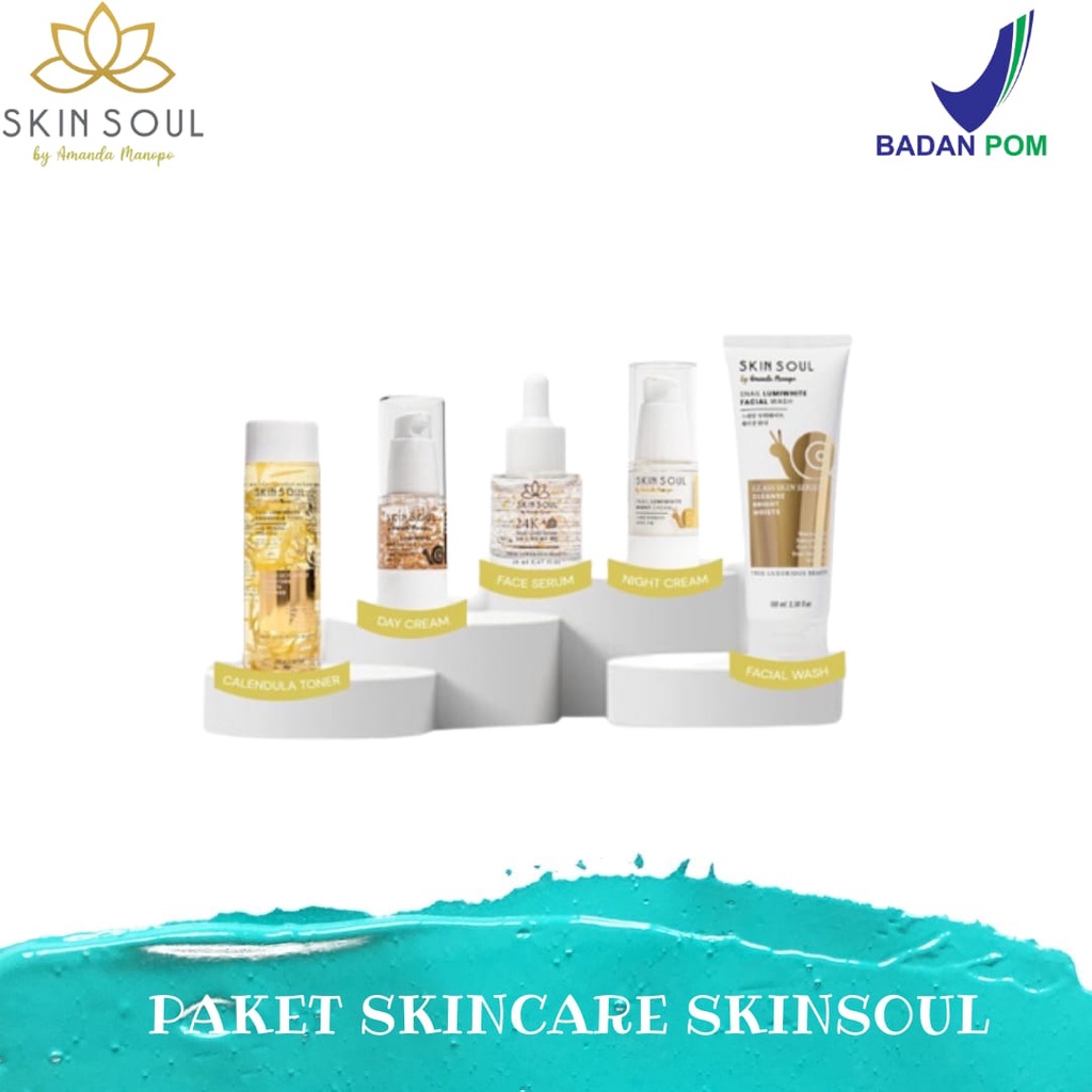 Ready Paket Wajah Lengkap Skincare by Amanda Manopo 1 paket isi 4 macam (face wash, face toner, crea