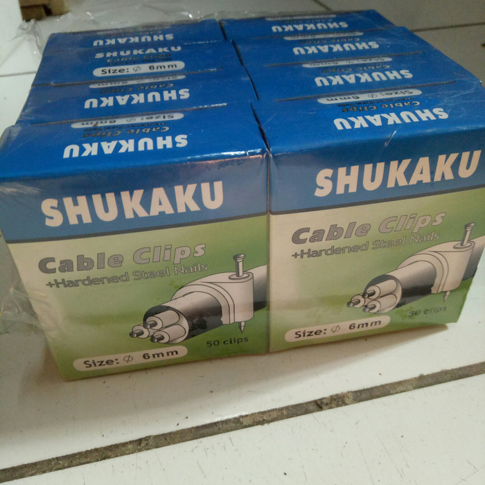 KLEM KABEL 6MM / klem kabel merk shukaku 100pcs