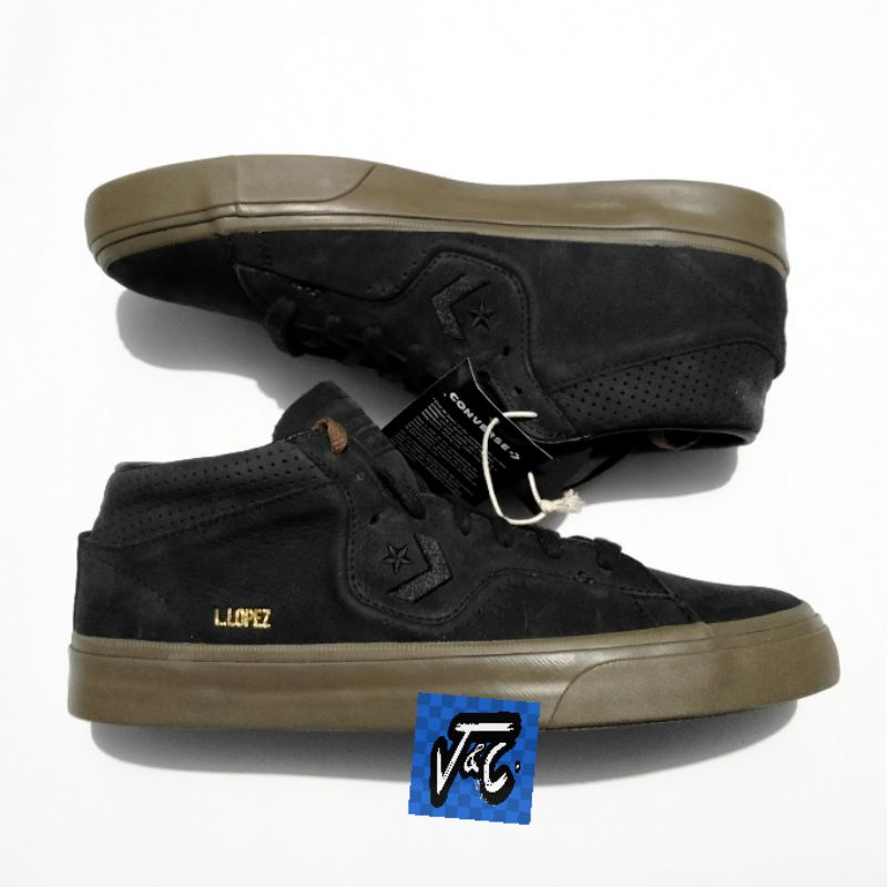 Converse CONS X Louie Lopez Pro Nubuck Leather Skate CX Foam Mid Black