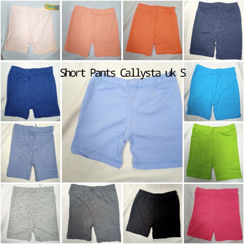 Celana Pendek / Short Pants Polos Callysta Ukuran XS, S, M, L BISA PILIH WARNA