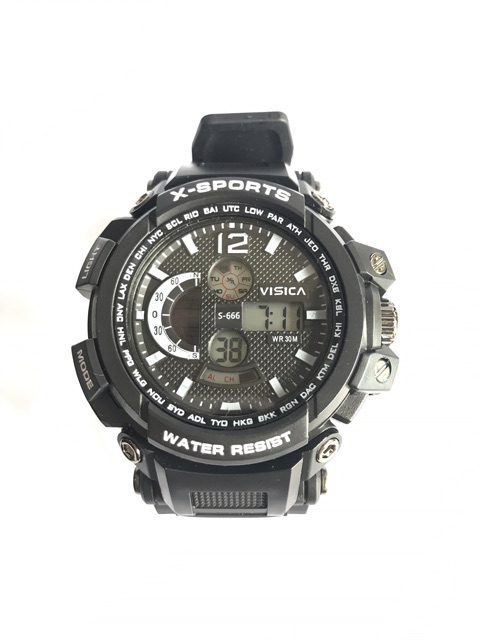 Jam tangan sporty digital remaja dewasa anti air fashion watch visica