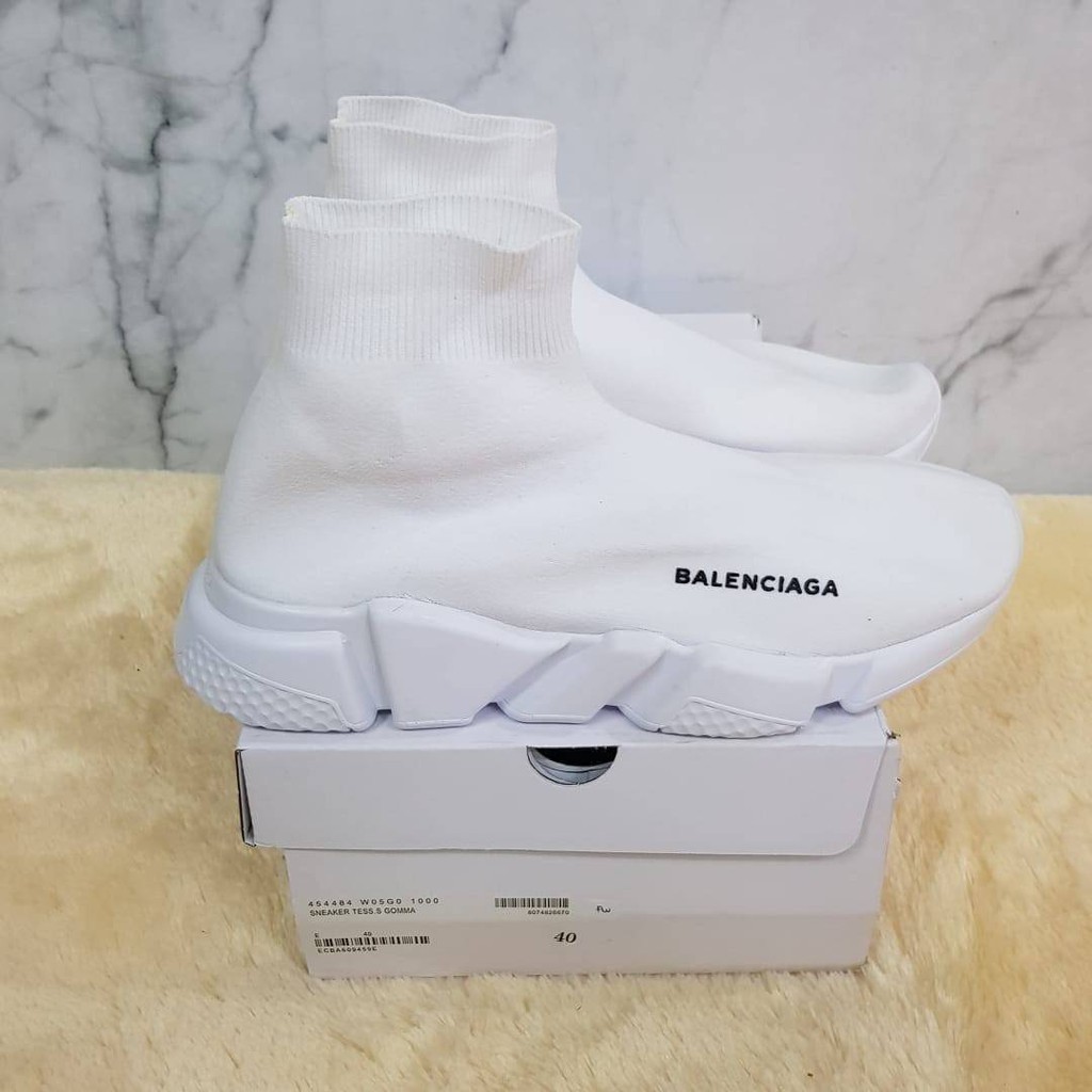 BALENCIAGA SPEED TRAINER ALLWHITE