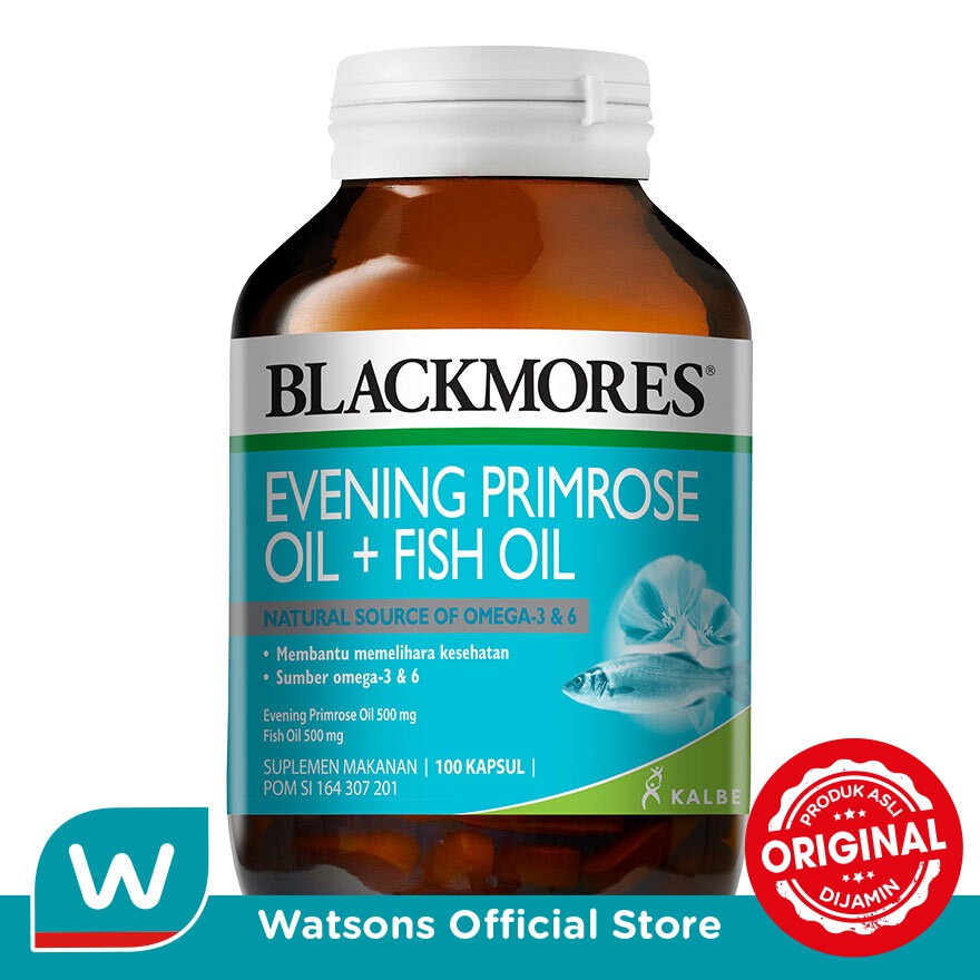 Blackmores Evening Primrose Oil + Fish Oil 100'S