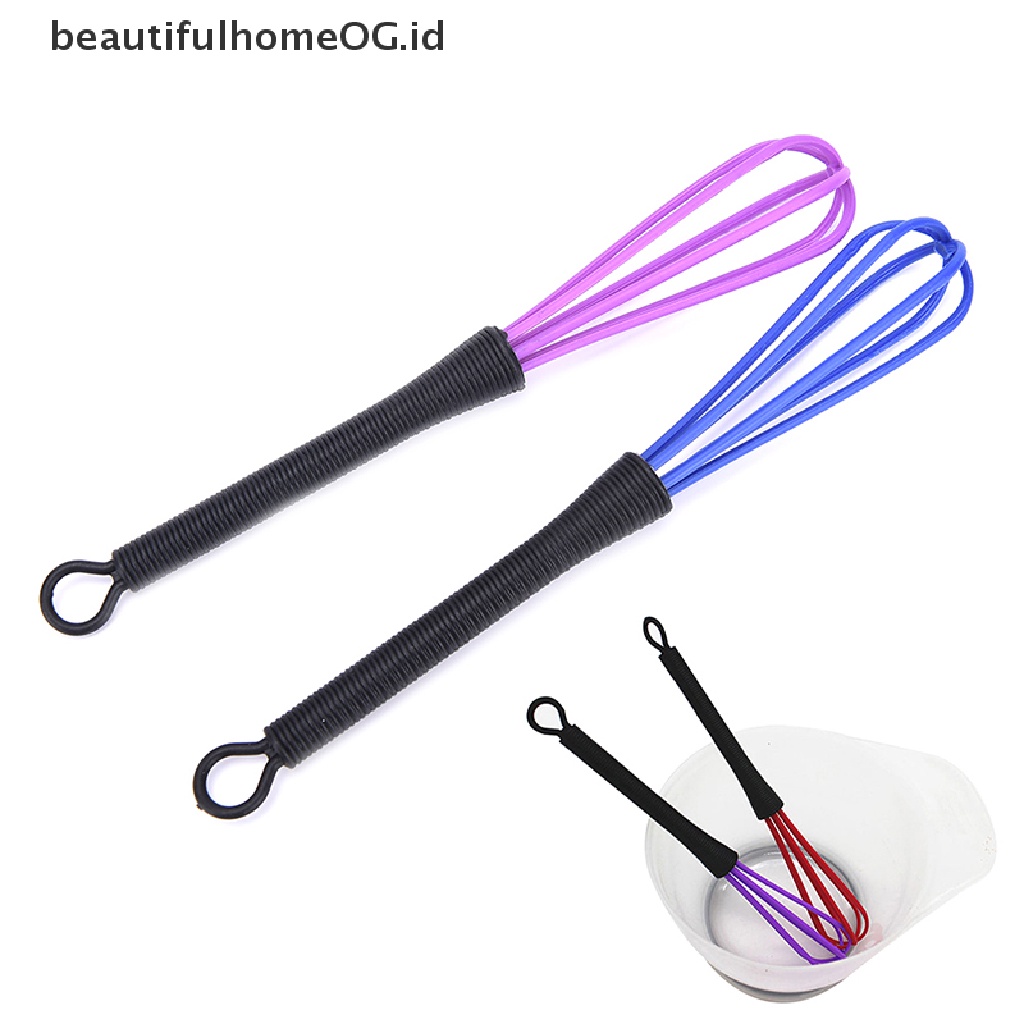 1pc Alat Pengocok Cat Rambut Mini Warna Acak Untuk Salon