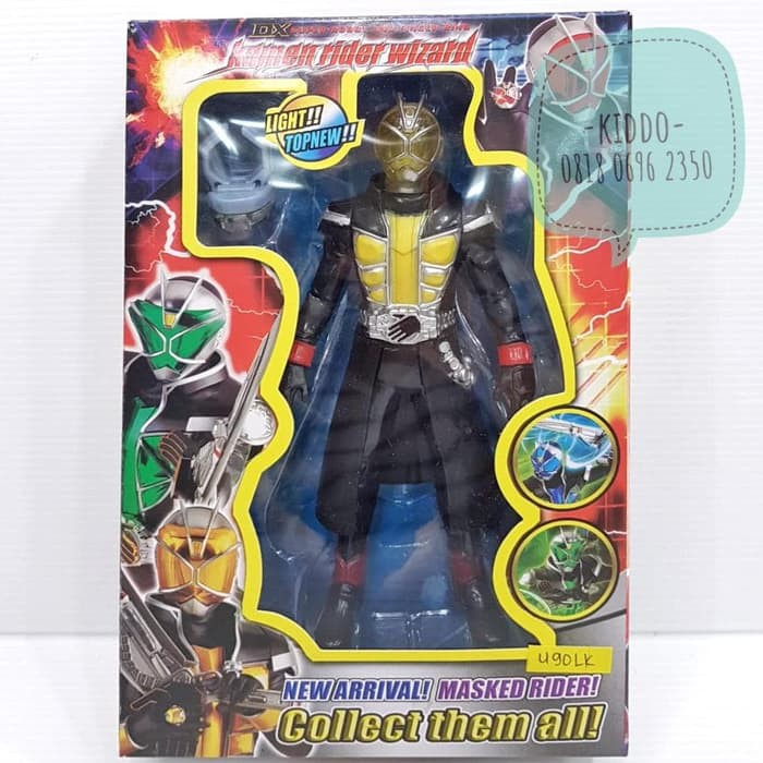Kamen rider figur - karakter kamen raider kuning - U