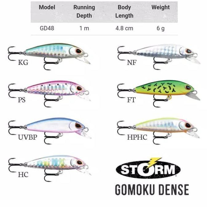 LURE STORM GOMOKU DENSE DISKON
