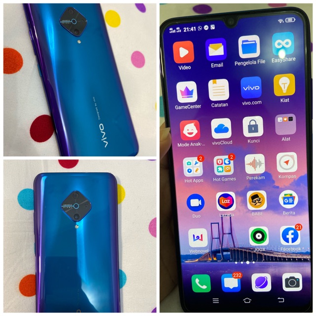 Vivo S1 pro RAM 8Gb/128 second 99% harga nego | Shopee