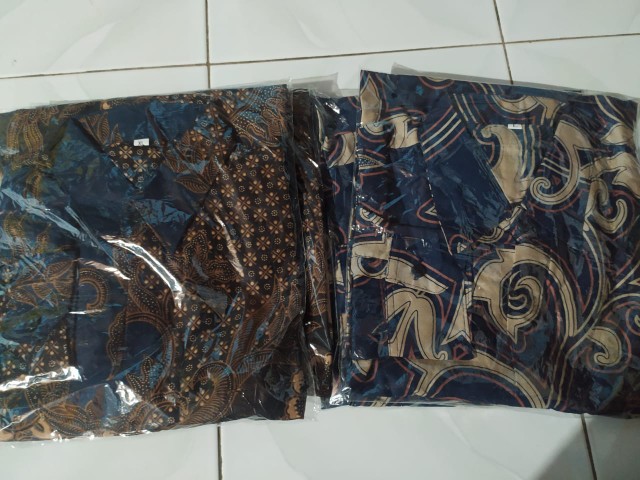 Atasan Batik Tunik Zipper~resleting Depan