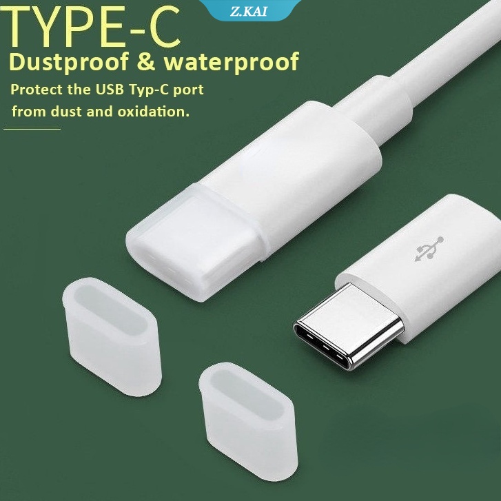 1pc Cover Pelindung Plug USB Tipe c Anti Debu Bahan Silikon