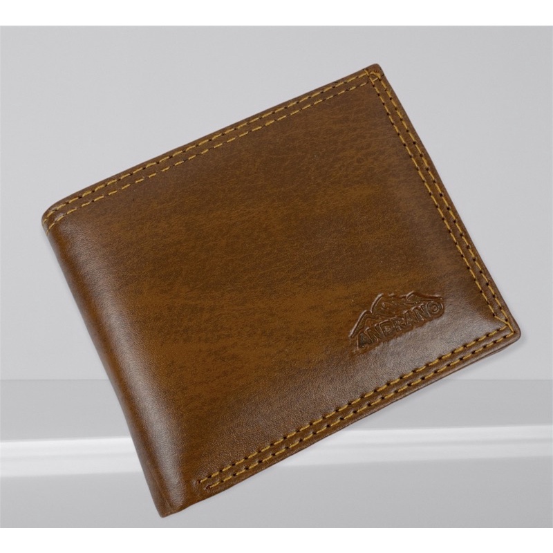 DOMPET PRIA TERLARIS BAHAN DIJAMIN TAHAN LAMA BAHAN SYNTETIS-Andrano kilap cm