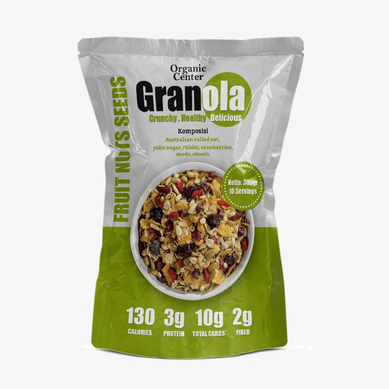 

Fruit Nuts Seed Granola 350gr