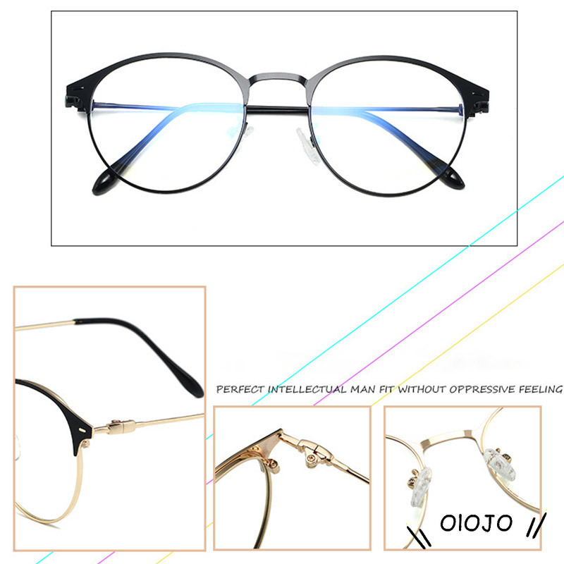 Kacamata Lensa Photocromic Anti Radiasi Blueray Frame Kacamata Komputer Anti Silau Fashion Anti UV Fotocromic Wanita/pria - Ol