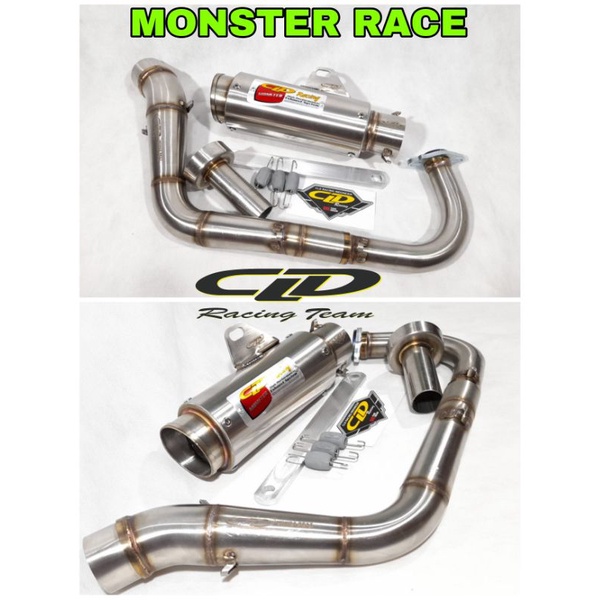 Knalpot Original CLD Type Monster Race Beat Karbu Beat Fi Scoopy Vario 110 Vario 125 Vario 150