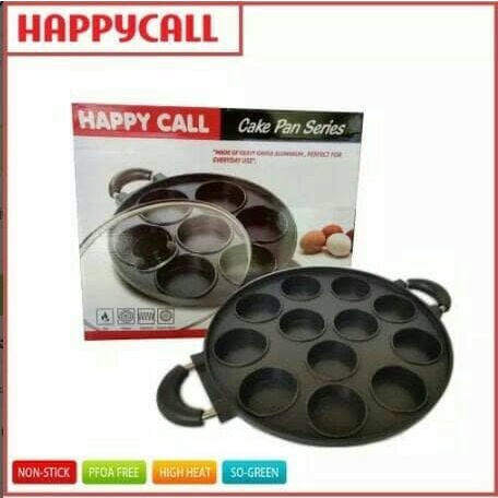loyang/ cetakan martabak mini happy call 12 lubang datar