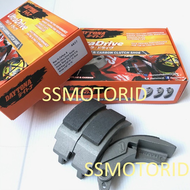 Kampas Ganda Daytona Racing Kevlar Beat Street ESP New 2016 -2019