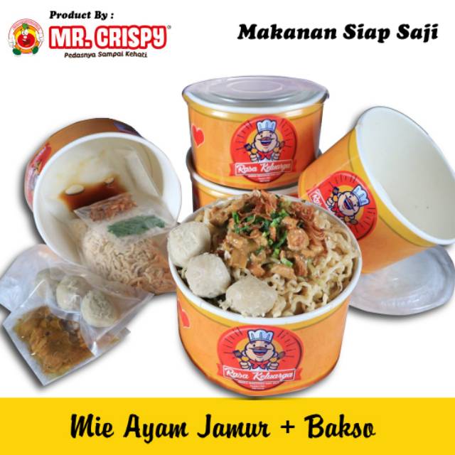 

Mie ayam jamur bakso