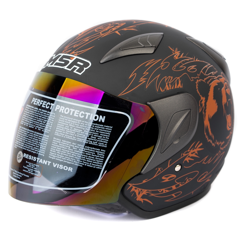 [Helm Dewasa] MSR Helmet Javelin - Bear - Hitam Doff