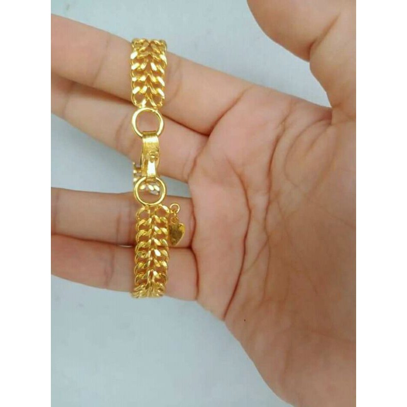 gelang lipan emas london replika