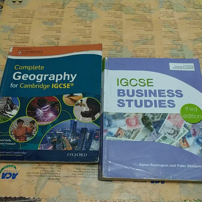 HARGA 1AN COMPLETE GEOGRAPHY FOR CAMBRIDGE IGCSE/ IGCSE BUSINESS STUDIES
